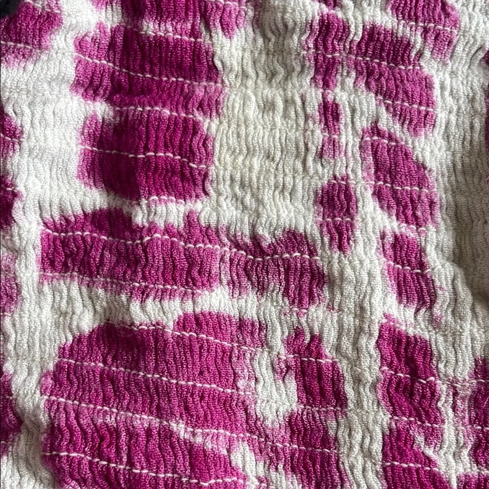 Japna Pink and White Tie-Dye Jumpsuit